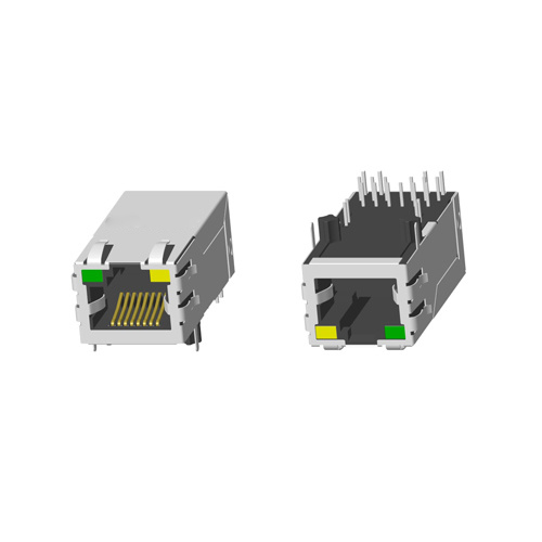 RJ45（带灯带屏蔽内置变压器）