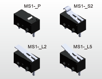 	MS1 系列 微动开关